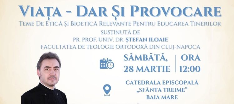 Conferință despre viață, etică și provocările tinerilor, la Catedrala Episcopală „Sfânta Treime”