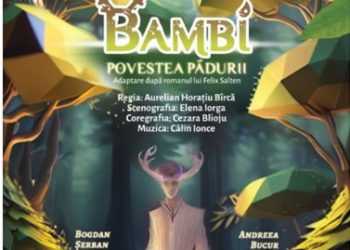 „Bambi – Povestea pădurii”, spectacol muzical pentru copii, ajunge în Baia Mare