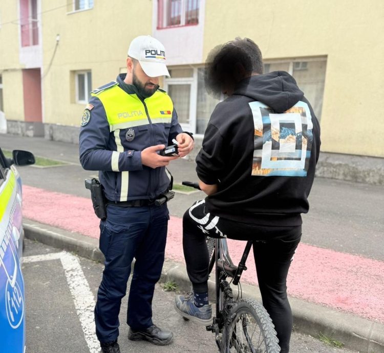 Controale în trafic. Pietonii și bicicliștii, în vizorul polițiștilor din Maramureș