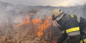 Pompierii voluntari din cadrul SVSU Târgu Lăpuș, în luptă continuă cu incendiile de vegetație