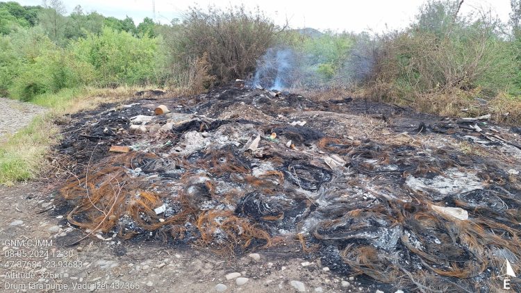 Atenționare de la Garda Națională de Mediu pentru proprietarii de terenuri din Maramureș. Arderea vegetației agricole poate aduce amenzi uriașe!
