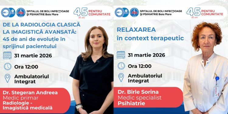 45 de ani de grijă pentru pacienți: Spitalul de Boli Infecțioase și Psihiatrie Baia Mare marchează aniversarea prin evenimente medicale și spirituale