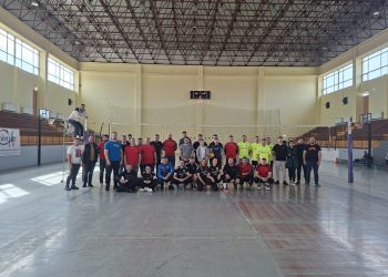 Polițiștii maramureșeni, competiție de volei la Târgu Lăpuș