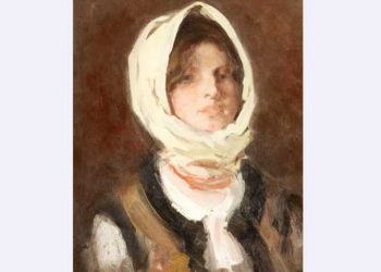 Tablou de Nicolae Grigorescu, adjudecat la preț record: „Țărăncuță din Rucăr” a depășit de aproape trei ori estimarea inițială