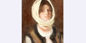 Tablou de Nicolae Grigorescu, adjudecat la preț record: „Țărăncuță din Rucăr” a depășit de aproape trei ori estimarea inițială