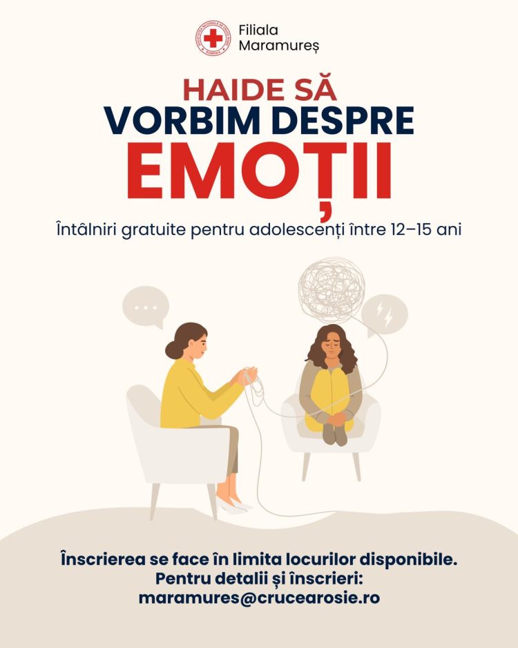 Un spațiu în care adolescenții pot respira: inițiativa Crucii Roșii din Baia Mare