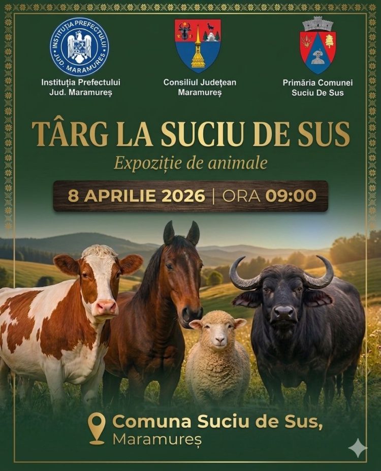 Târg de animale organizat la Suciu de Sus
