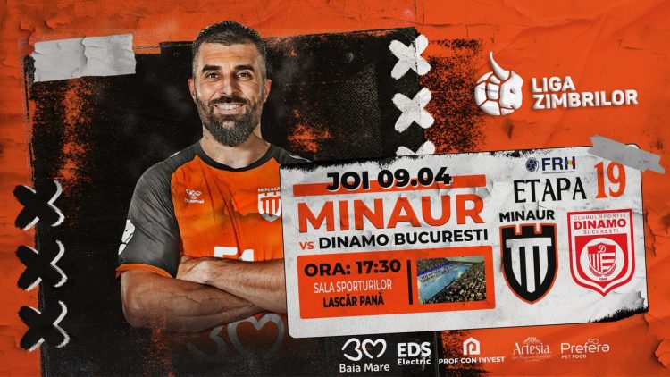 CS Minaur Baia Mare se pregătește pentru meciul cu Dinamo București în Liga Zimbrilor