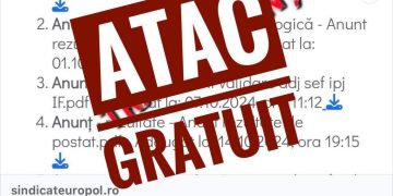 Poliția Română – Precizări cu privire la noile atacuri deliberate alel Sindicatului Europol