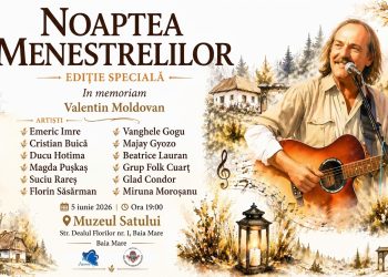 „Noaptea Menestrelilor” revine la Baia Mare – magie folk, emoție și un omagiu pentru Valentin Moldovan