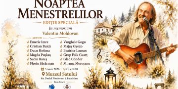 „Noaptea Menestrelilor” revine la Baia Mare – magie folk, emoție și un omagiu pentru Valentin Moldovan