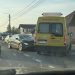 Accident grav în Seini: microbuz școlar implicat într-o coliziune frontală