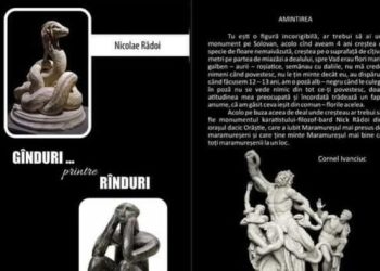 Lansare de carte la Sighetu Marmației – „Gânduri… printre rânduri”, semnată de Nicolae Rădoi