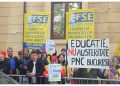 Sindicatele din educație au ieșit în stradă