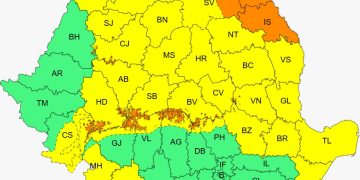 Final de aprilie cu vreme de iarnă în Maramureș – Ninsori la munte și rafale de până la 70 km/h
