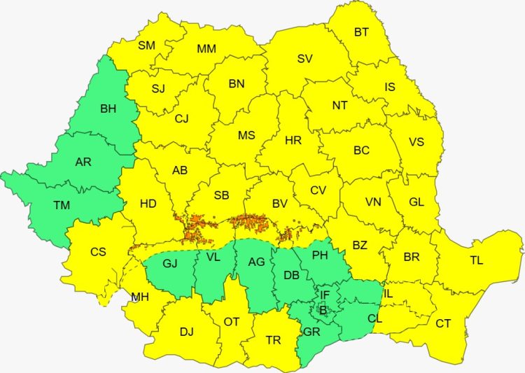 Primăvara a dat înapoi – Frig, vânt, brumă și ninsori la munte în următoarele zile