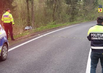 Impact violent în Pasul Hera – Doi răniți după ce mașina a intrat într-un copac
