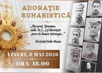 Adorație Euharistică la Sighet – Rugăciune pentru pace și în memoria Episcopilor Martiri