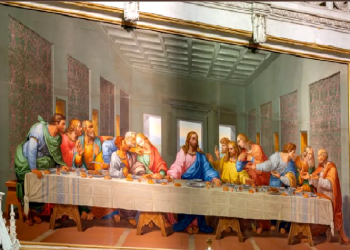 Detalii inedite din „Cina cea de Taină”: stampă rară, scoasă la lumină de Muzeul Brukenthal