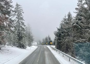 Ninge în zonele montane din Maramureș – Intervenție pe DN18, în Pasul Prislop