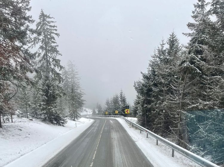 Ninge în zonele montane din Maramureș – Intervenție pe DN18, în Pasul Prislop