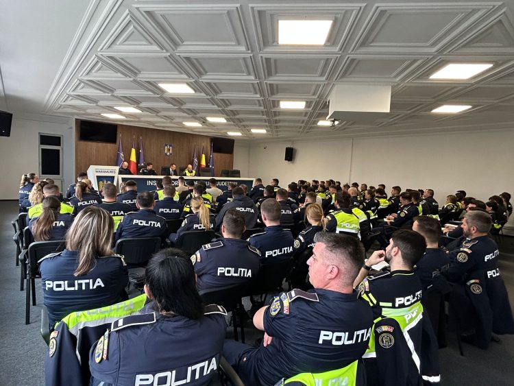 Polițiștii din Maramureș, instruiți pentru intervenții mai eficiente în teren