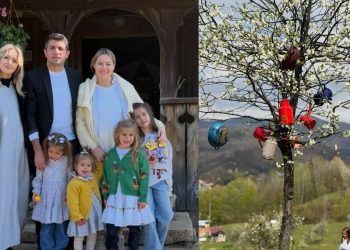 Laura Cosoi, Paște în Maramureș alături de familie. Actrița, însărcinată, s-a bucurat de tradiții și liniște în casa sa tradițională