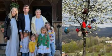 Laura Cosoi, Paște în Maramureș alături de familie. Actrița, însărcinată, s-a bucurat de tradiții și liniște în casa sa tradițională