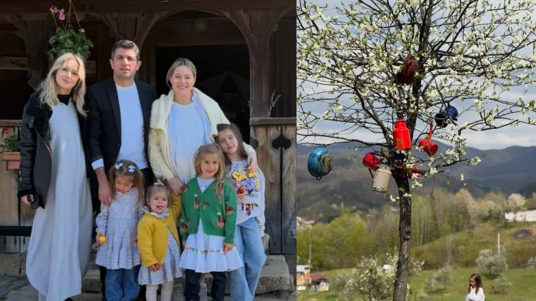 Laura Cosoi, Paște în Maramureș alături de familie. Actrița, însărcinată, s-a bucurat de tradiții și liniște în casa sa tradițională