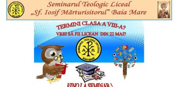 Admitere la Seminarul Teologic din Baia Mare – Înscrieri în luna mai pentru viitorii liceeni