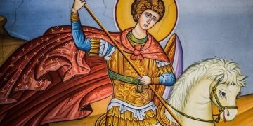 Viața Sfântului Mare Mucenic Gheorghe, Purtătorul de biruință