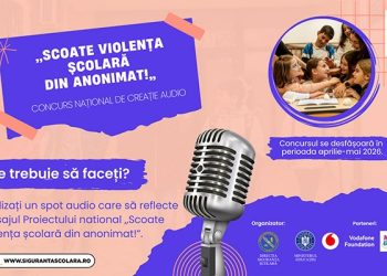 Concurs pentru elevii maramureșeni – Spune „nu” violenței în școli printr-un spot audio
