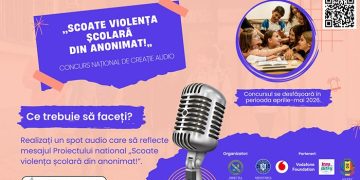 Concurs pentru elevii maramureșeni – Spune „nu” violenței în școli printr-un spot audio