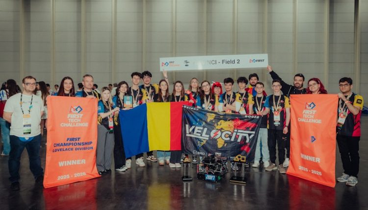 România, pe primul loc la Campionatul Mondial FIRST Tech Challenge 2026: elevii de la Velocity, campioni la robotică