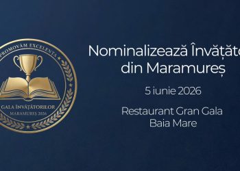 Gala Învățătorilor din Maramureș revine cu ediția a treia. Nominalizările sunt deschise până pe 10 mai