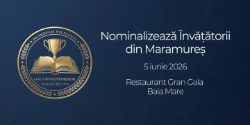 Gala Învățătorilor din Maramureș revine cu ediția a treia. Nominalizările sunt deschise până pe 10 mai