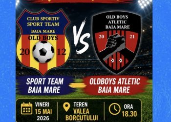 Meci amical de old boys la Valea Borcutului: Sport Team Baia Mare întâlnește Athletic Baia Mare