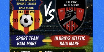 Meci amical de old boys la Valea Borcutului: Sport Team Baia Mare întâlnește Athletic Baia Mare