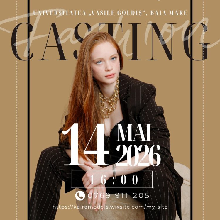 Șansa tinerilor pasionați de modelling: Kaira Models organizează casting pe 14 mai