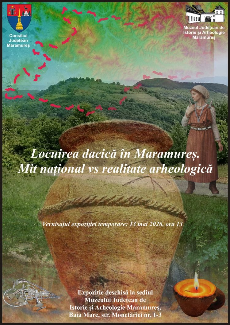 „Locuirea dacică în Maramureș. Mit național vs realitate arheologică” – nouă expoziție la Muzeul de Istorie din Baia Mare