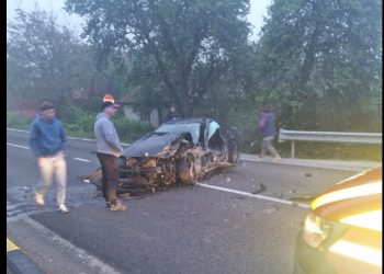 Accident grav pe DN 1C! Trafic blocat complet în Sălaj după impactul dintre un autoturism și un camion