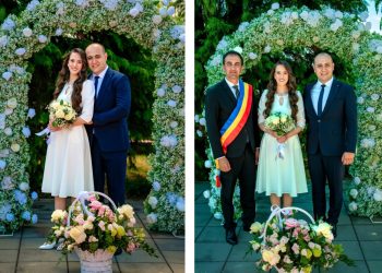 Gabriela Ardușătan și Marius Remes au spus „DA” – cununia civilă, primul pas spre cununia religioasă