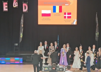 Rareș Cojoc și Andreea Matei, patronii dansului sportiv mondial, au câștigat și Campionatul European