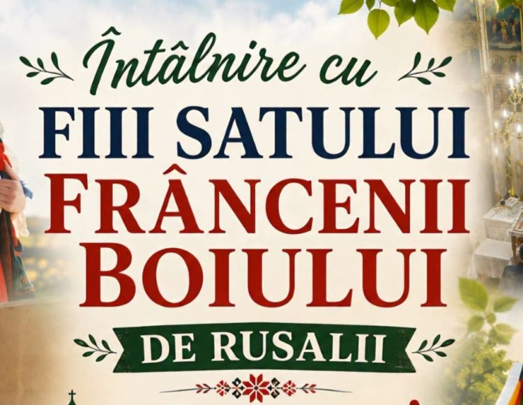 De Rusalii, fiii satului se reunesc la Frâncenii Boiului