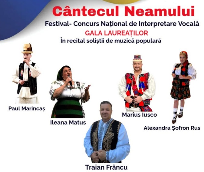 Folclor și tradiție la Festivalul Național de Interpretare Vocală „Cântecul Neamului”