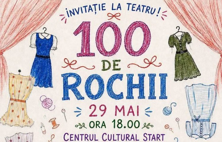 „O sută de rochii” – premiera emoționantă pregătită de copiii de la atelierul de teatru „Scena 0” din Târgu Lăpuș
