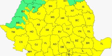 O nouă zi, un nou COD GALBEN – Meteorologii anunță răcire accentuată, vijelii și ninsori la munte