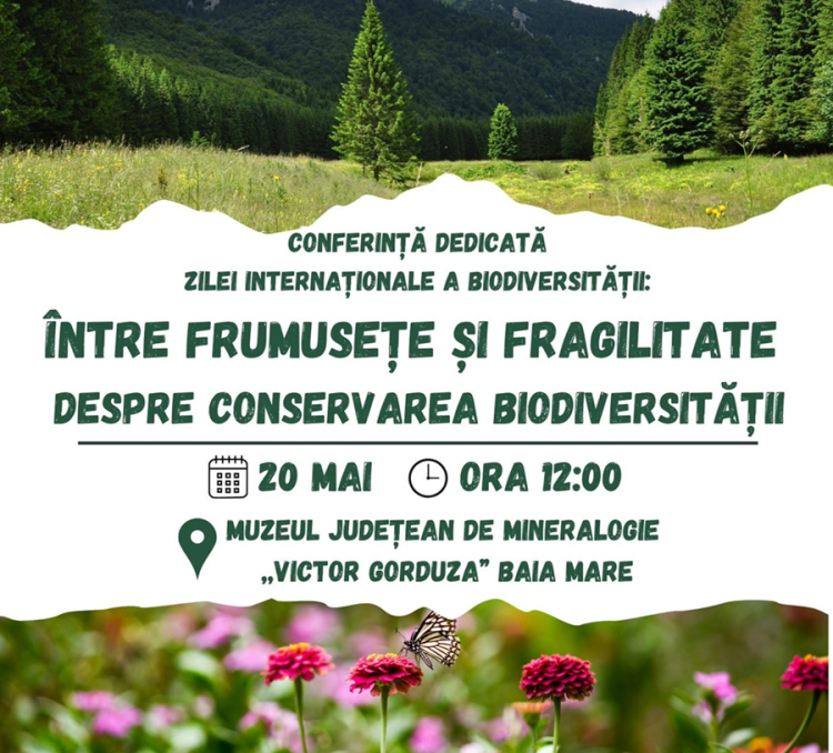 Specialiști și pasionați ai naturii, reuniți la Muzeul de Mineralogie de Ziua Internațională a Biodiversității