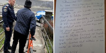 Scrisoare de mulțumire pentru polițiștii din Cavnic după recuperarea unei biciclete furate