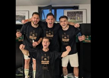 Băimăreanul Claudiu Bumba, campion în Ungaria! Primul titlu din carieră pentru mijlocașul de la ETO FC Győr